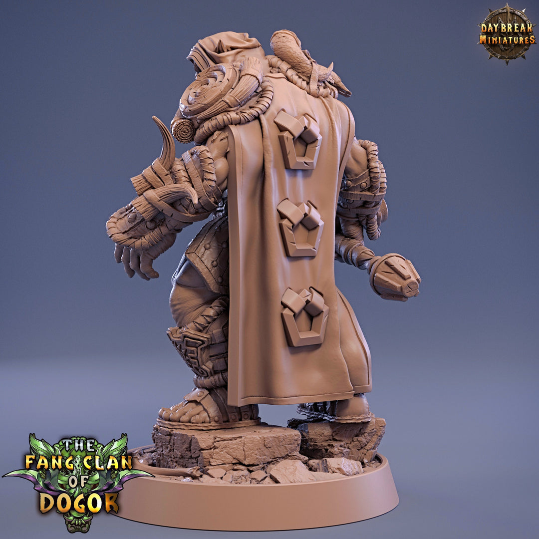 Bugbear Fighter Warrior Barbarian Battle Hammer | Scales 28mm|32mm |75mm | Megaboss | Dungeons and Dragons |Pathfinder |Daybreak Miniatures