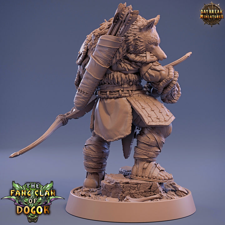 Bugbear Fighter Ranger Sharpshooter Archer | Scales 28mm|32mm |75mm | Megaboss | Dungeons and Dragons |Pathfinder |Daybreak Miniatures