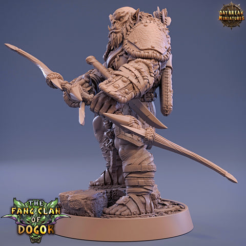 Bugbear Fighter Ranger Sharpshooter Archer | Scales 28mm|32mm |75mm | Megaboss | Dungeons and Dragons |Pathfinder |Daybreak Miniatures