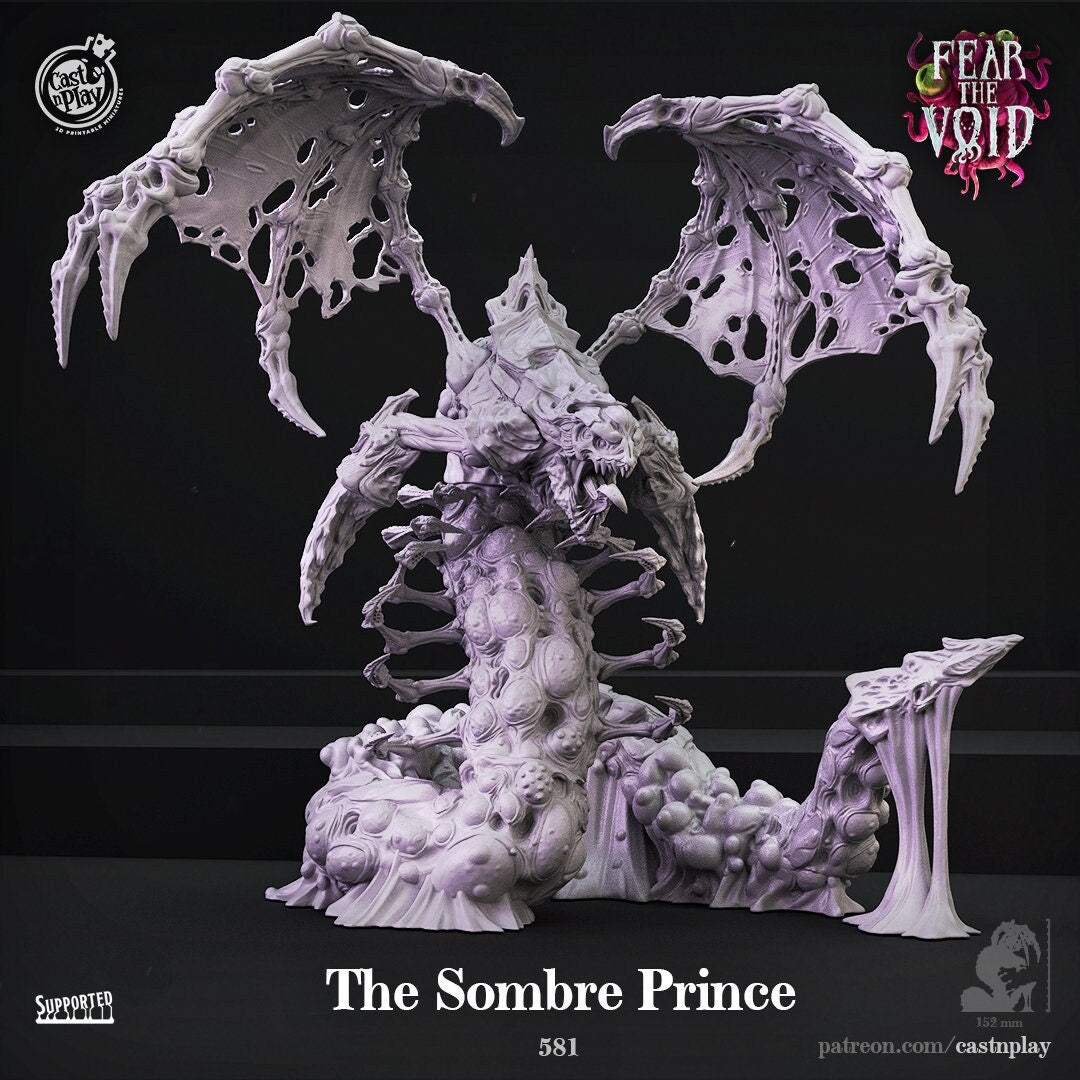 Winged Insectoid Horror from Far Realm | 28mm/32mm Scale Med/Lrg/Huge/Gargantuan | Dungeons and Dragons | Pathfinder | Figurine Mini