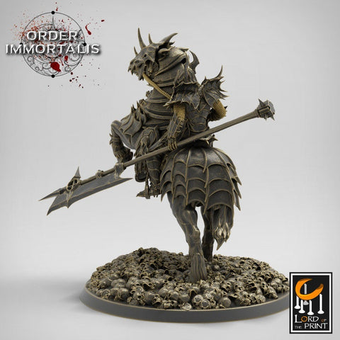 Oathbreaker Paladin Chaos Knight Mounted Cavalry | Set or Individual minis | Dungeons and Dragons 5e | 28mm,32mm,75mm Scale | Pathfinder |