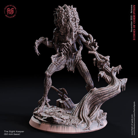 Demon of Eyes, Hyakume, Argus | 28mm, 32mm,75mm Scale - Boss Monster Mini - Minis - D&D 5e - Pathfinder Figurine | Flesh of Gods