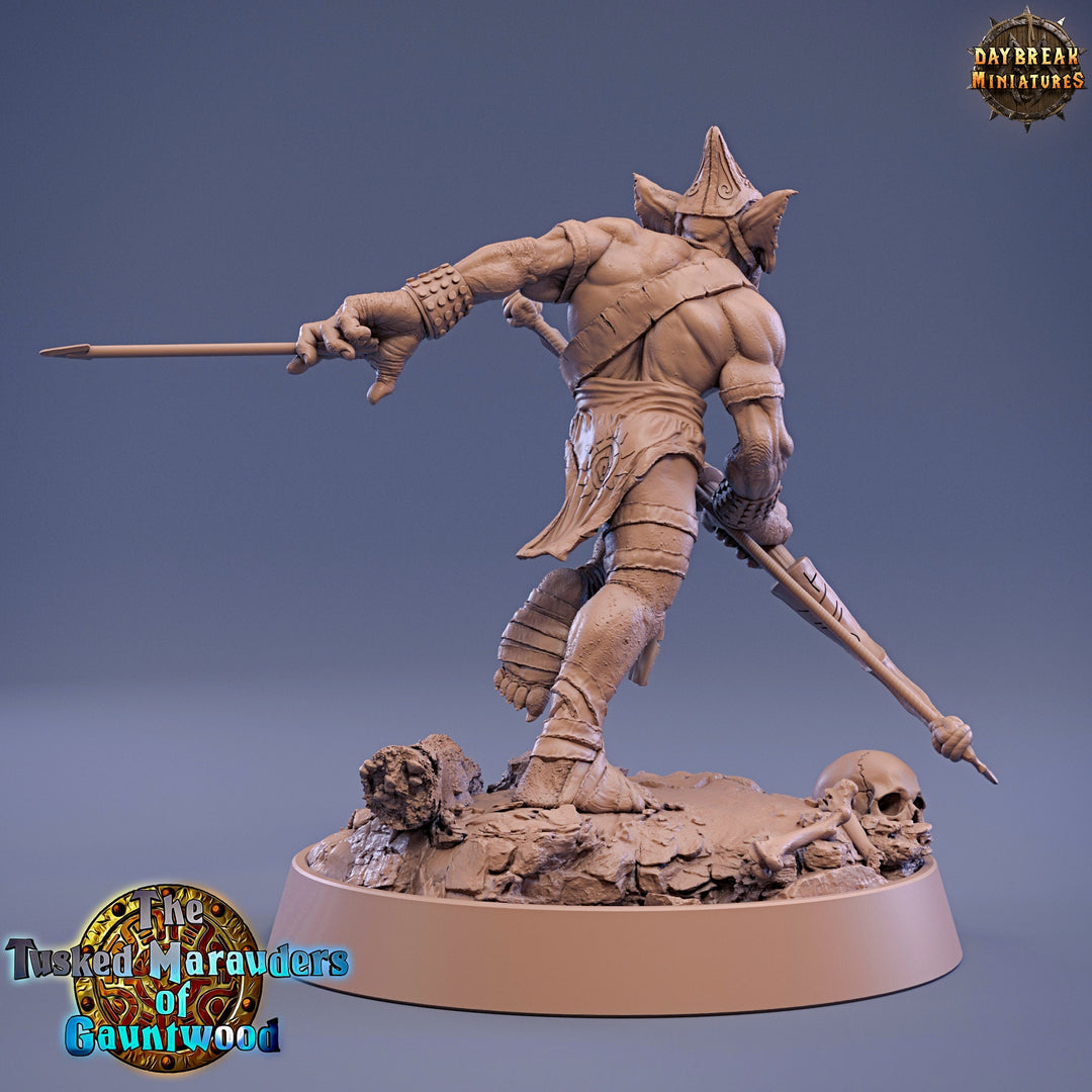 Goblin Archer | DnD Miniatures | Dungeons and Dragons | 28mm, 32mm,54mm,75mm,100mm scale| Pathfinder | Figure for Painting| Gloomspite Glitz