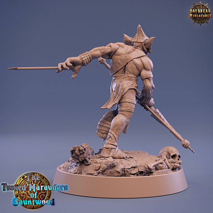 Goblin Archer | DnD Miniatures | Dungeons and Dragons | 28mm, 32mm,54mm,75mm,100mm scale| Pathfinder | Figure for Painting| Gloomspite Glitz