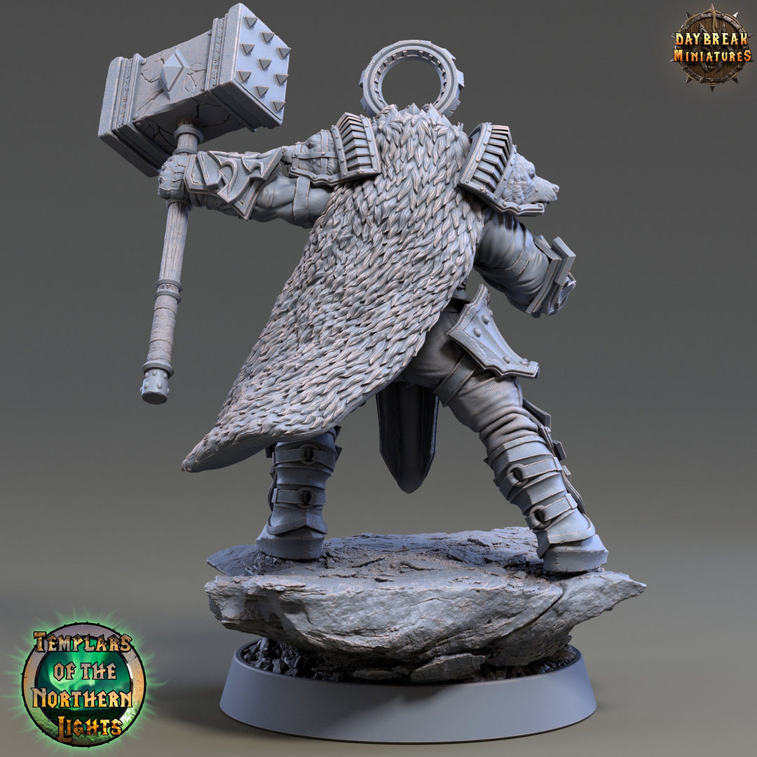 Oath of Conquest Paladin, Cleric | 28mm, 32mm, 54mm, 75mm Scales | 100mm Tall | Dungeons and Dragons | Pathfinder | Daybreak Miniatures