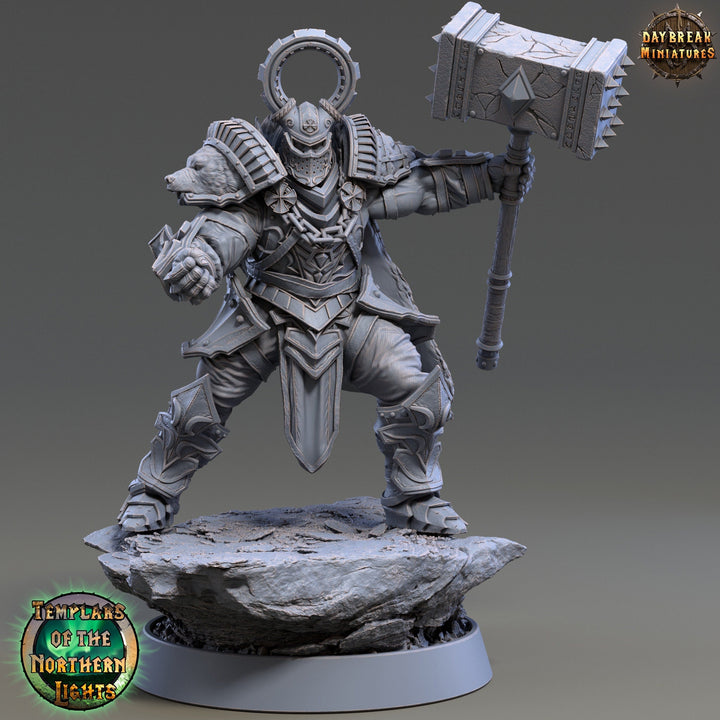 Oath of Conquest Paladin, Cleric | 28mm, 32mm, 54mm, 75mm Scales | 100mm Tall | Dungeons and Dragons | Pathfinder | Daybreak Miniatures