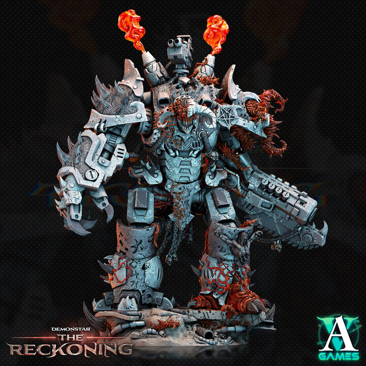 Armari Chaosbred Devastator | 65mm Base &amp; 75mm Base Sizes | 28/32mm Scale | Sci-Fi Wargames TTPG Resin Miniature | Archvillain Games