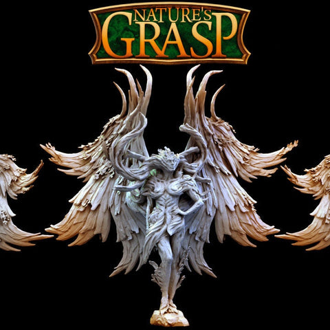 Dryad Forest Angel | Dungeons and Dragons Miniature Available: 28mm, 32mm 75mm Scale |- Minis - D&D 5e Desert | Mini Monster Mayhem