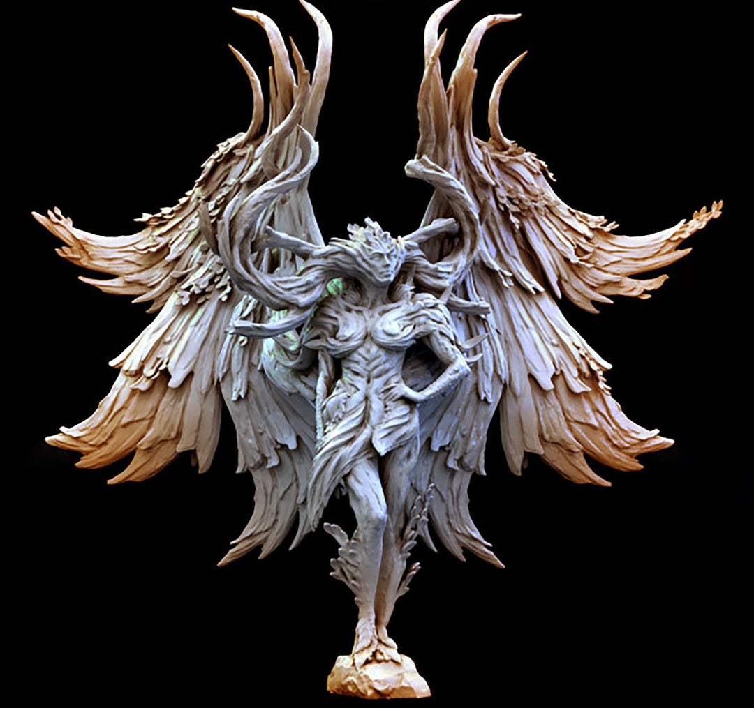 Dryad Forest Angel | Dungeons and Dragons Miniature Available: 28mm, 32mm 75mm Scale |- Minis - D&D 5e Desert | Mini Monster Mayhem
