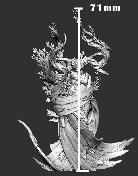 Dryad Forest Angel | Dungeons and Dragons Miniature Available: 28mm, 32mm 75mm Scale |- Minis - D&D 5e Desert | Mini Monster Mayhem
