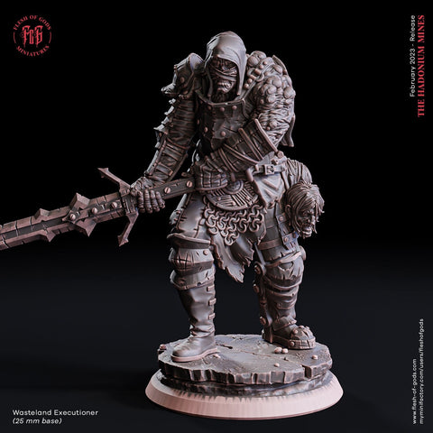 Oathbreaker Paladin, Undead Chaos Dark Knight Miniature | 28mm, 32mm, 54mm, 75mm Scales | Dungeons and Dragons | Pathfinder | Flesh of Gods