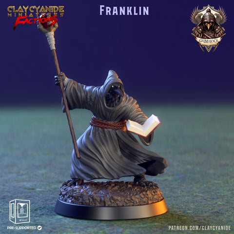 Kenku, Raven Folk Aarakocra Wizard, Sorcerer, Warlock | 28mm, 32mm,54mm,75mm Scale Resin Miniature | Dungeons and Dragons | Clay Cyanide