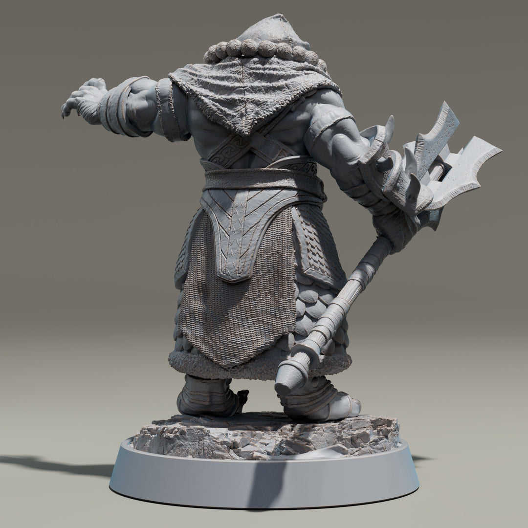 Leonin LionFolk Cleric Paladin | 28mm, 32mm, 54mm, 75mm Scales,100mm Tall | Dungeons and Dragons D&amp;D 5e | Pathfinder| Daybreak Miniatures