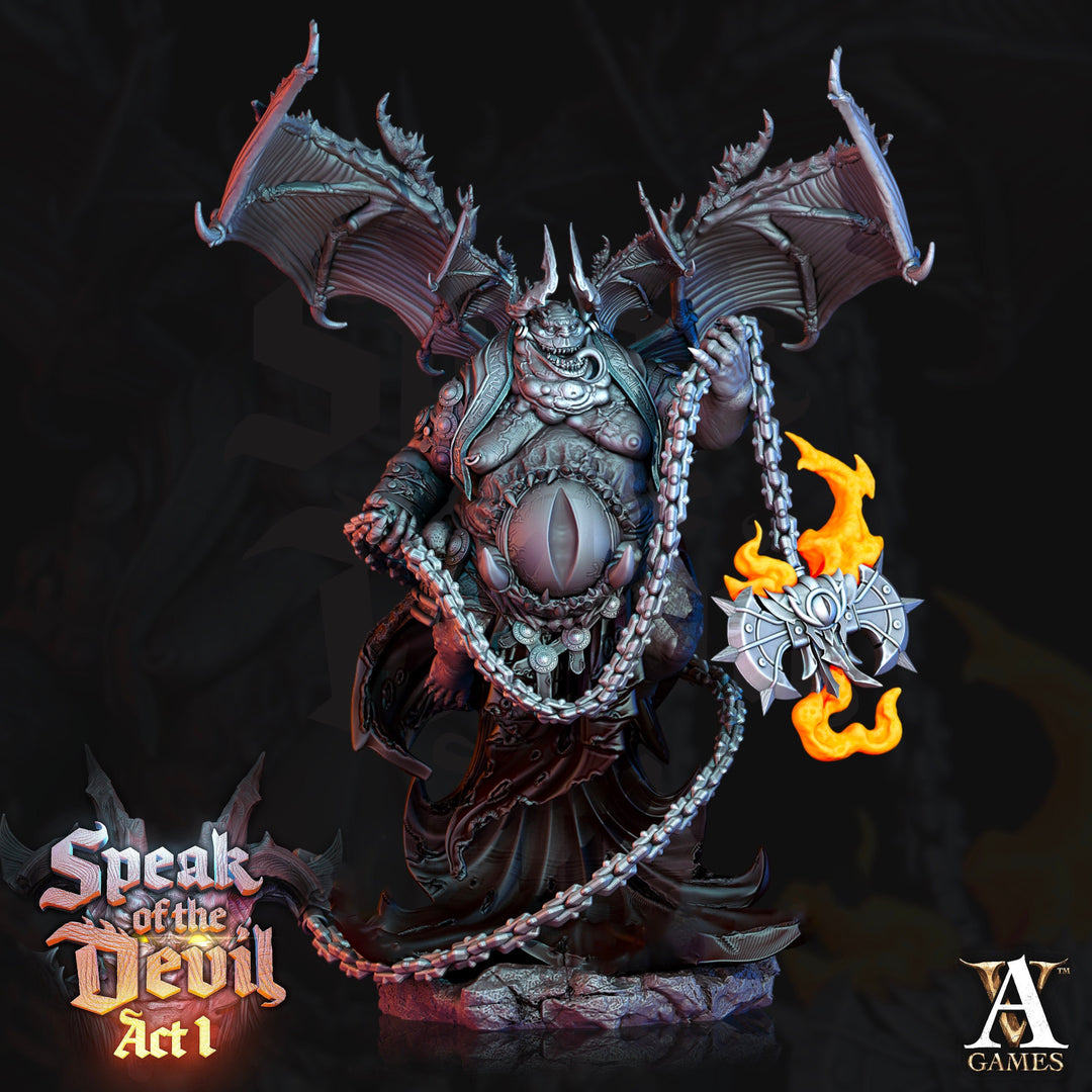 Pit Fiend Devil | Descent Into Avernus | 120mm tall | 28/32mm scale | Dungeons and Dragons |