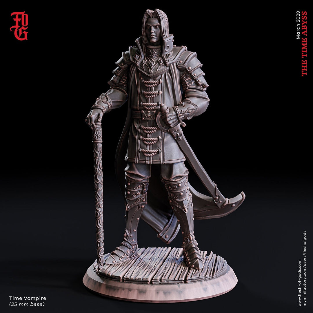 Vampire Lord Strahd Standing | 28mm, 32mm,54mm, 75mm, 100mm Scale Resin Mini | Undead Dungeons and Dragons 5e Miniatures| Flesh of Gods