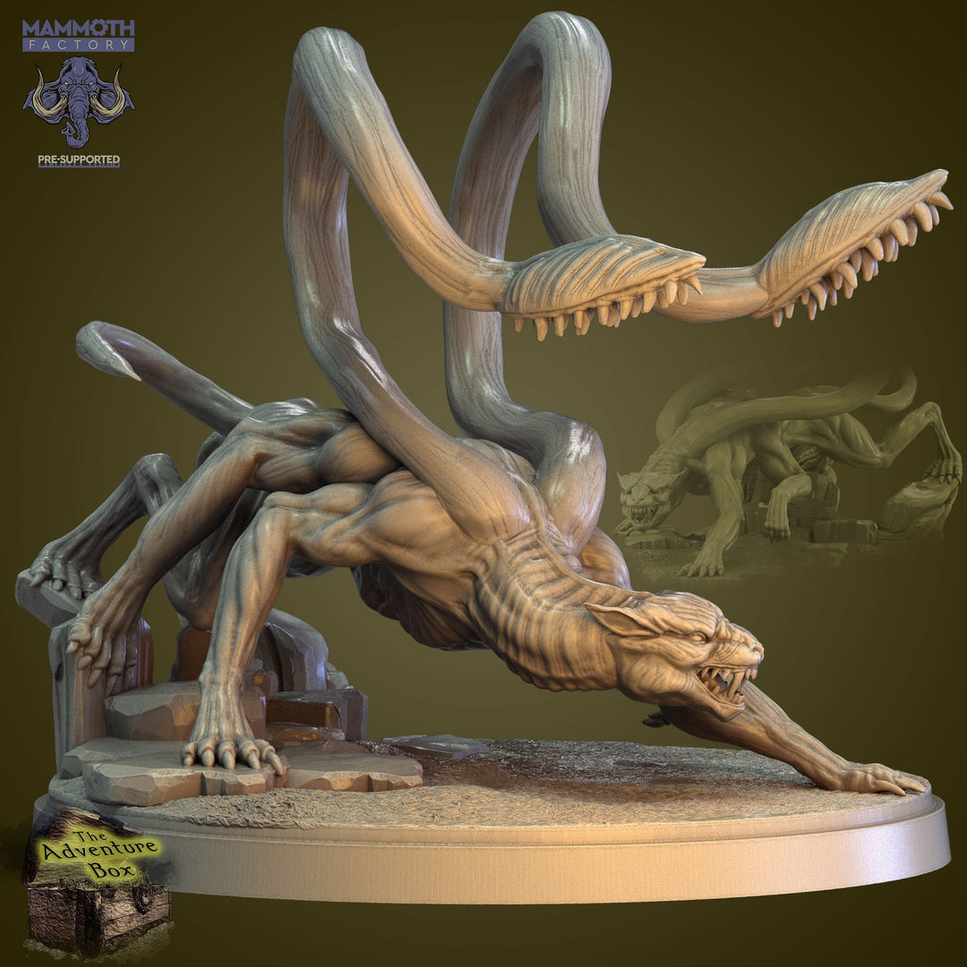 Displacer Beast, Phase Panther | Scales 28mm,32mm,54mm, 75mm | Megaboss | Dungeons and Dragons | Pathfinder | Mammoth Factory