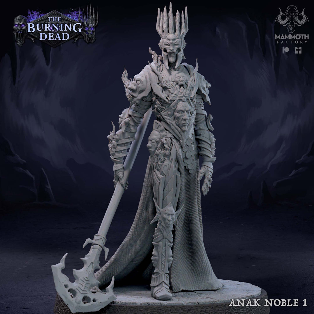 Undead Lich, Death knight, Mummy Lord Unpainted | 28mm,32mm,54mm,75mm,100mm Scale | Resin Dungeons and Dragons D&D 5e | Pathfinder |