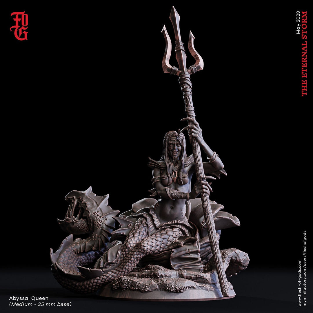 Siren Witch, Sea Hag | 5 Sizes /Scales | Monster Mini -D&D 5e Pathfinder Figurine