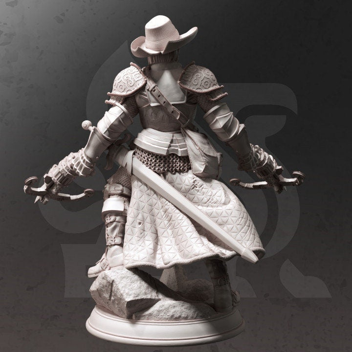 Inquisitor, Eldritch Knight Witch Hunter, Monster Slayer D&amp;D 5e | 28mm,32mm,54mm,75mm,100mm Scales |Dungeons and Dragons Pathfinder DM Stash