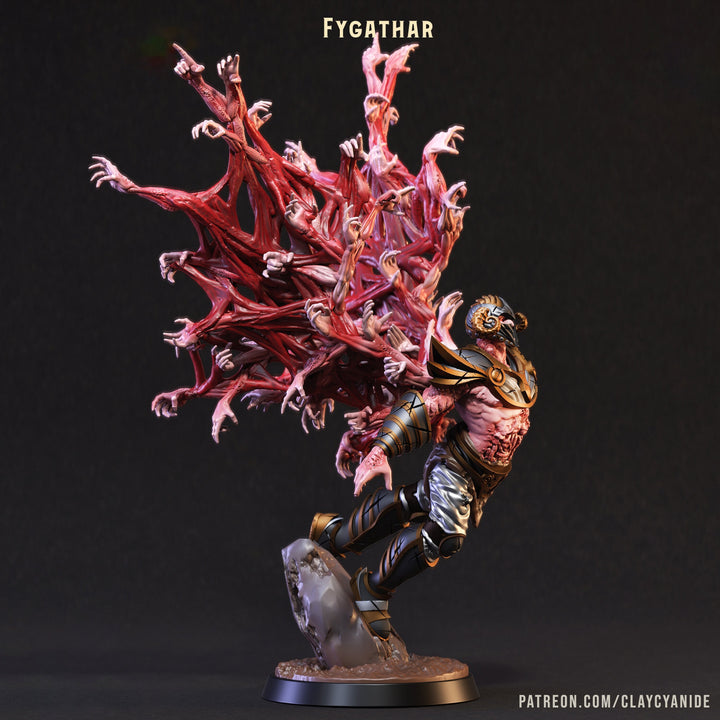 Celestial Fallen Angel Demon | 28mm, 32 mm, 54mm, 75mm Scale | Resin Miniature | Dungeons and Dragons | Pathfinder | D&amp;D 5e | Clay Cyanide