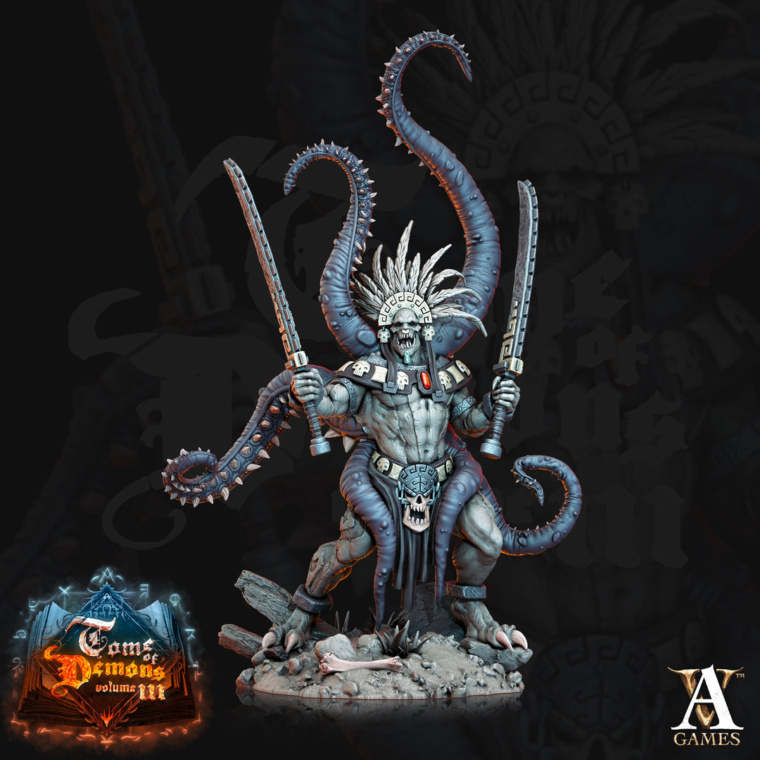Greater Devil, Demon Resin Miniature | 28mm,32mm Scales (40mm, 50mm, 65mm, 75mm BASE Sizes) | D&D 5e Nine Hells | Dungeons and Dragons |