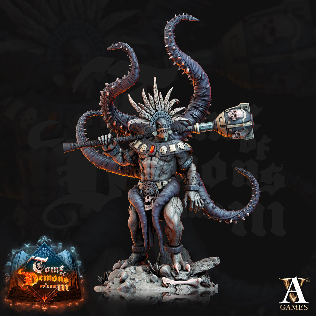 Greater Devil, Demon Resin Miniature | 28mm,32mm Scales (40mm, 50mm, 65mm, 75mm BASE Sizes) | D&D 5e Nine Hells | Dungeons and Dragons |