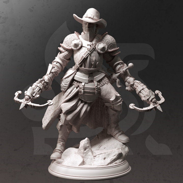 Inquisitor, Eldritch Knight Witch Hunter, Monster Slayer D&amp;D 5e | 28mm,32mm,54mm,75mm,100mm Scales |Dungeons and Dragons Pathfinder DM Stash