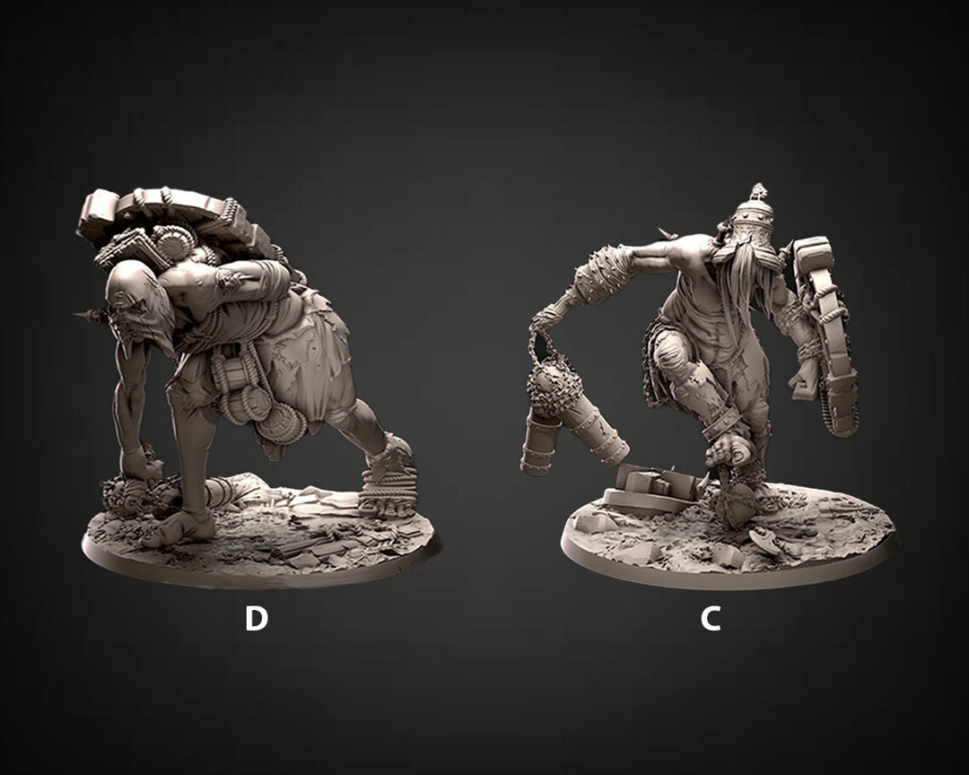 Hill Giant, Oger | 28mm &amp; 32mm Scale | 90mm Tall (32mm scale)| Dungeons and Dragons | Pathfinder Oger | Daybreak Miniatures | Tabletop RPG |
