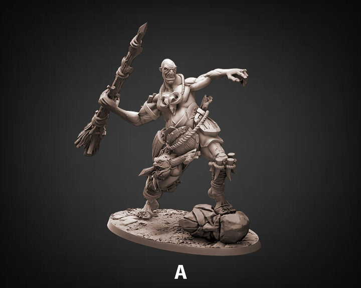 Stone Giant, Oger | 28mm, 32mm Scale | 95mm Tall (32mm scale)| Dungeons &amp; Dragons | Pathfinder Oger | Daybreak Miniatures | Tabletop RPG |