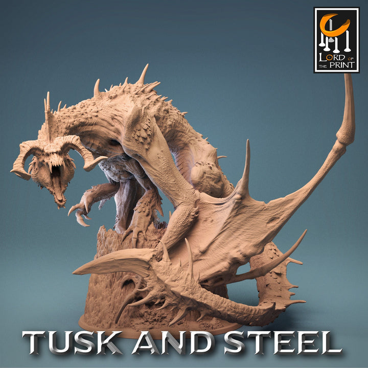 Legendary Chromatic Black Dragon (4 sizes) D&amp;D Miniature | 200mm Wing Span,150mm Height | Resin Figurine |Dungeons and Dragons 5e Pathfinder
