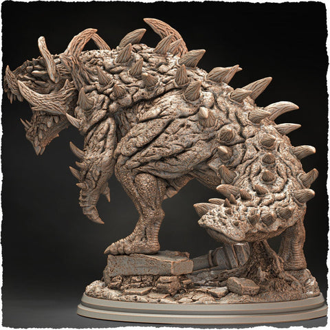 Behemoth, Tarrasque (5 sizes) D&D Miniature | 292mmmm Long, 104mm Height | Resin Statue | Figurine