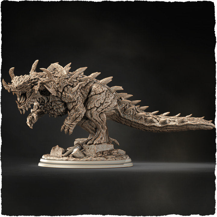 Behemoth, Tarrasque (5 sizes) D&amp;D Miniature | 292mmmm Long, 104mm Height | Resin Statue | Figurine