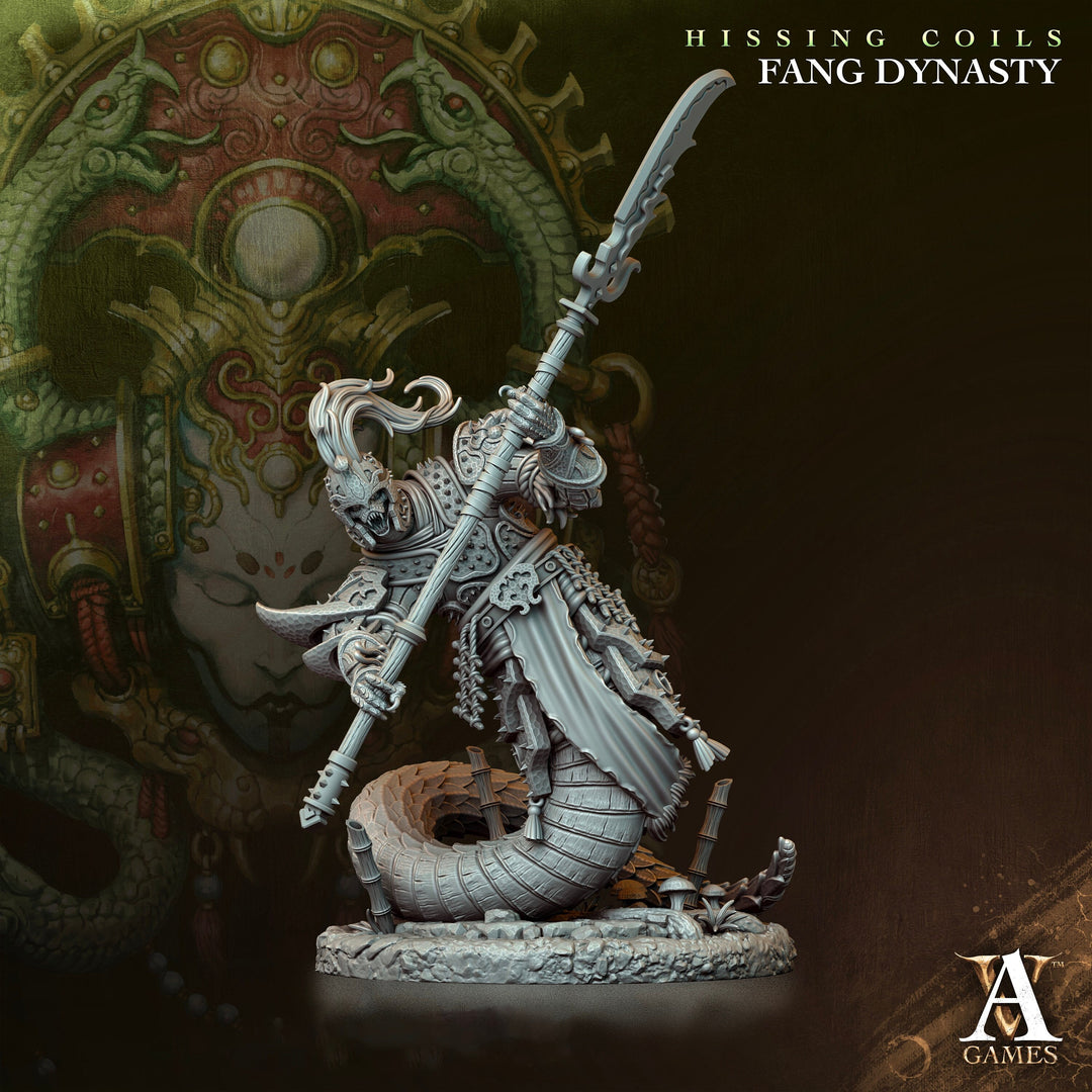 Yuan-ti Halfblood Malison D&D 5e | 28mm, 32mm,54mm,75mm,100mm Scales | Dungeons and Dragons 5e figure | Pathfinder | Archvillain Games