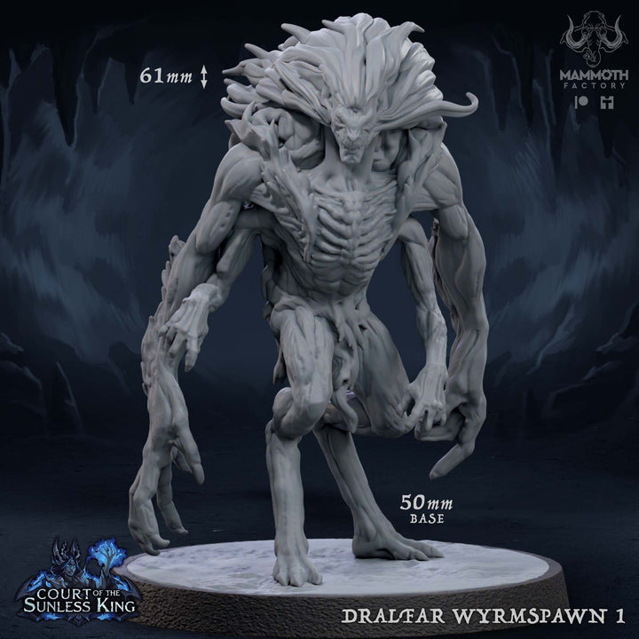 Draegloth hybrids Drow/Glabrezu Demon l 28mm, 32 mm,54mm,75mm Scale | Resin Mini | Dungeons and Dragons |Pathfinder D&amp;D 5e | Mammoth Factory