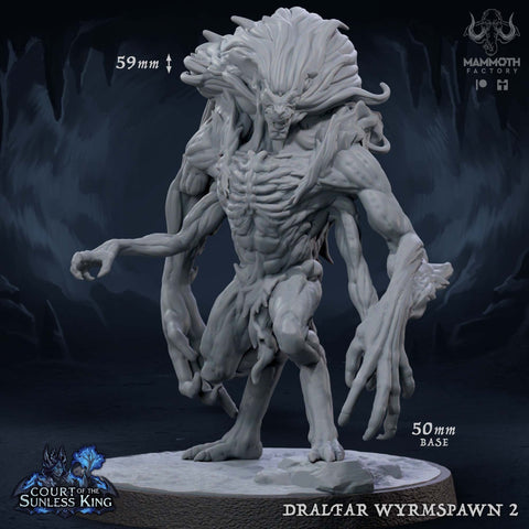 Draegloth hybrids Drow/Glabrezu Demon l 28mm, 32 mm,54mm,75mm Scale | Resin Mini | Dungeons and Dragons |Pathfinder D&D 5e | Mammoth Factory
