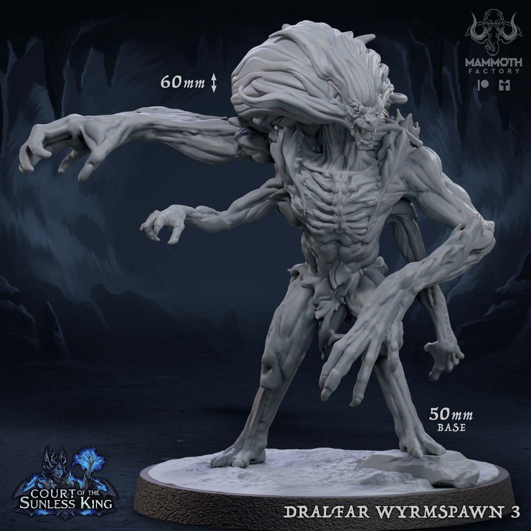 Draegloth hybrids Drow/Glabrezu Demon l 28mm, 32 mm,54mm,75mm Scale | Resin Mini | Dungeons and Dragons |Pathfinder D&D 5e | Mammoth Factory