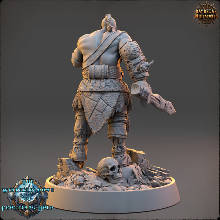 Viking Human Ranger Barbarian Fighter PC NPC | 28mm, 32mm,54mm, 75mm, 100mm Scales | Dungeons and Dragons | Pathfinder | Daybreak Miniatures