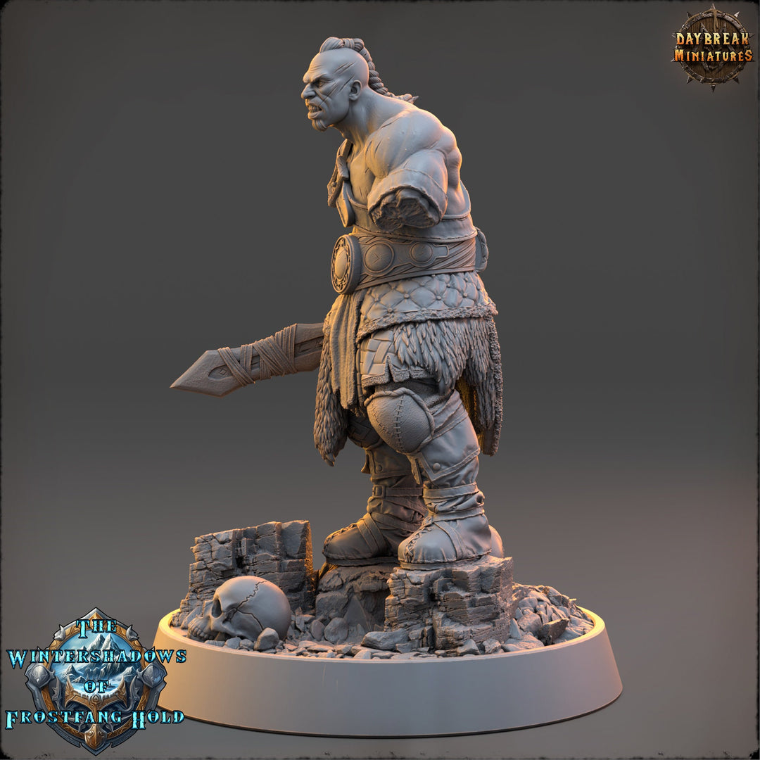 Viking Human Ranger Barbarian Fighter PC NPC | 28mm, 32mm,54mm, 75mm, 100mm Scales | Dungeons and Dragons | Pathfinder | Daybreak Miniatures