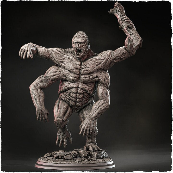 Girallon (3 sizes available) Miniature | 28mm ,32mm, 75mm Scale | Pathfinder Figure | DnD 5E | Figurine unpainted | Dungeons & Dragons 5e
