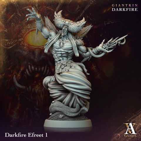 Djinni, Dao, Efreeti, Genie | 28mm, 32mm,54mm,75mm,100mm Scales | Dungeons and Dragons 5e figure | Pathfinder | Archvillain Games