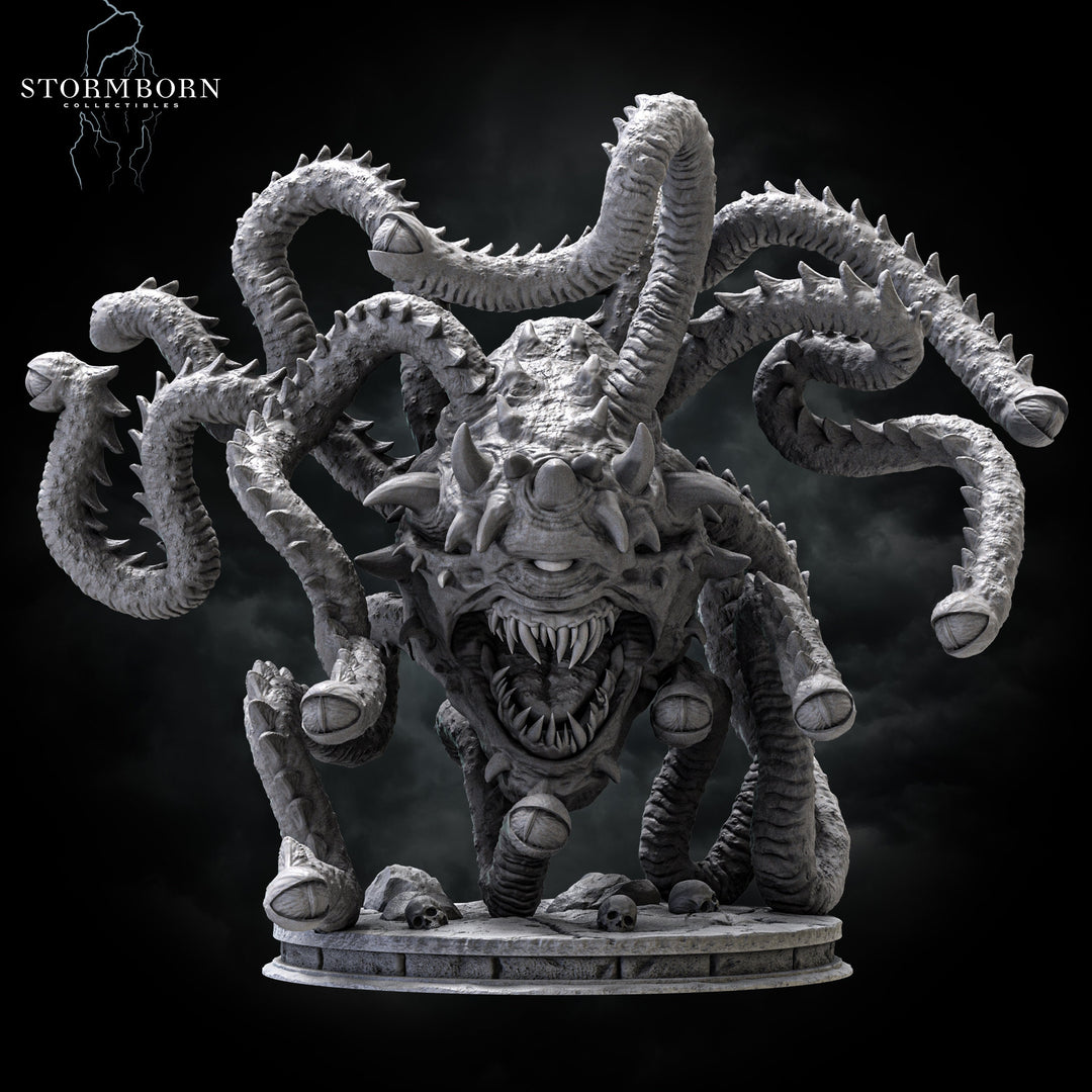 Lord of Beholders, Eye Tyrant, Sphere of many Eyes, D&D 5e Resin Miniature | 28mm, 32mm Scales | Pathfinder | DnD | Stormborn Collectibles