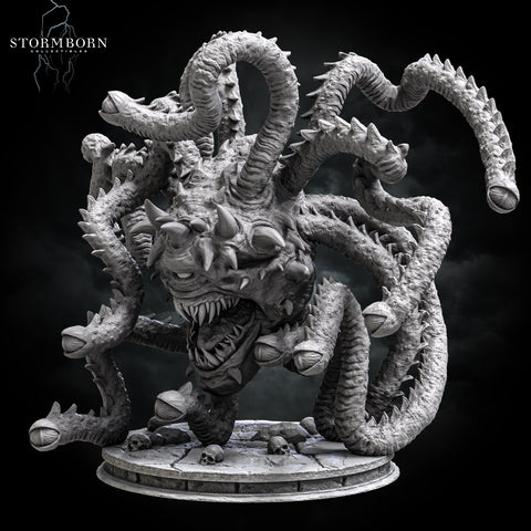 Lord of Beholders, Eye Tyrant, Sphere of many Eyes, D&D 5e Resin Miniature | 28mm, 32mm Scales | Pathfinder | DnD | Stormborn Collectibles