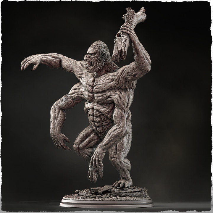 Girallon (3 sizes available) Miniature | 28mm ,32mm, 75mm Scale | Pathfinder Figure | DnD 5E | Figurine unpainted | Dungeons &amp; Dragons 5e