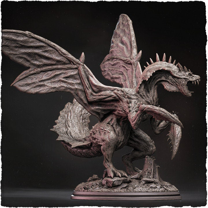 Mantis Dragon, Sci-Fi Space insectoid (4 sizes) D&amp;D Resin Miniature unpainted | Resin Dragon Statue | Figurine Dungeons and Dragons 5e