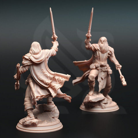 Evocation Wizard, Warlock, Sorcerer Resin Miniature | 28mm, 32mm,54mm,75mm, 100mm Scales | Dungeons and Dragons 5E | DM Stash