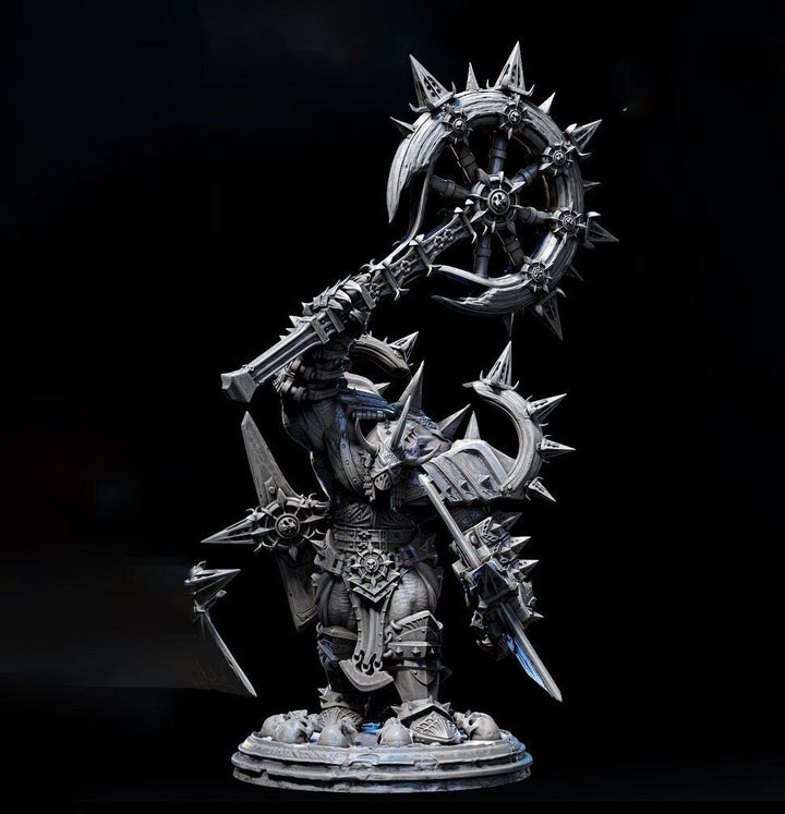Fighter Barbarian Goliath Heavy Armor | 28mm,32mm,54mm, 75mm Scales | Dungeons and Dragons | Pathfinder | Tabletop RPG | Mini Monster Mayhem
