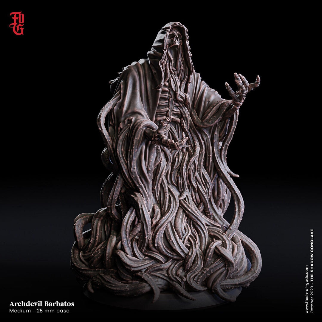 Devil Barbatos, Undead, Demon | 28mm, 32mm,54mm, 75mm,100mm Scale Resin Miniature | Dungeons and Dragons D&D 5e Pathfinder | Flesh of Gods