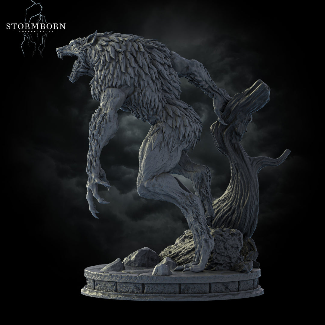 Werewolf Lycanthrope | Scales: 28mm,32mm,54mm,75mm,100mm | D&amp;D 5e Megaboss | Dungeons and Dragons | Pathfinder | Stormborn Collectibles
