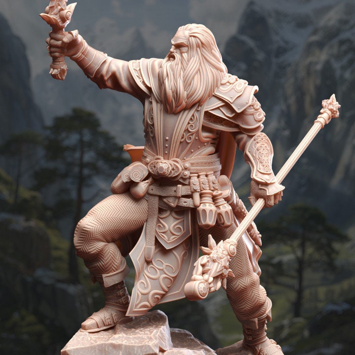 Evocation Wizard, Warlock, Sorcerer Resin Miniature | 28mm, 32mm,54mm,75mm, 100mm Scales | Dungeons and Dragons 5E | DM Stash