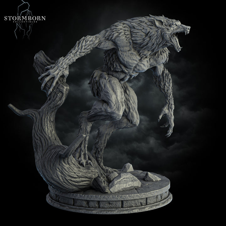 Werewolf Lycanthrope | Scales: 28mm,32mm,54mm,75mm,100mm | D&amp;D 5e Megaboss | Dungeons and Dragons | Pathfinder | Stormborn Collectibles